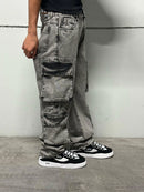 Calça Cargo Double Stone Black