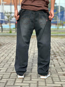 Calça Jeans Reta Elástico Wats Preta