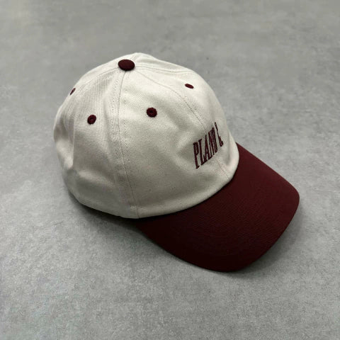 Boné Dad Hat Plano C Logo Off-White/Bordo