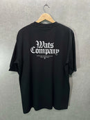 Camiseta Oversized Wats Gothic Preta