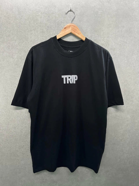 Camiseta Oversized Trip Side Balaclava Preta